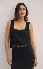 Load image into Gallery viewer, CHARLENE EMBROIDERED LINEN TOP