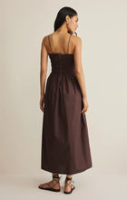 Load image into Gallery viewer, CORNELIA POPLIN MAXI DRESS - CHOCOLATE CHERRY