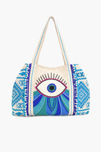 Load image into Gallery viewer, Wanderlust Evil Eye Tote