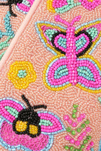Load image into Gallery viewer, Blushy Flutter Beaded Shoulder Bag
