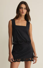 Load image into Gallery viewer, CHARLENE EMBROIDERED LINEN TOP
