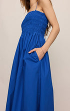 Load image into Gallery viewer, CORNELIA POPLIN MAXI DRESS - NAUTICAL
