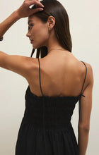 Load image into Gallery viewer, CORNELIA POPLIN MAXI DRESS - BLACK
