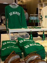 Load image into Gallery viewer, Kelly Green Eagles &#39; GO BIRDS &#39;  Knit Sweater
