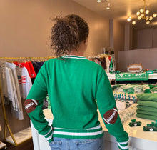 Load image into Gallery viewer, BIRDS Football Knit Sweater | Kelly Green
