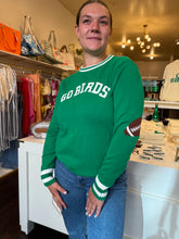 Load image into Gallery viewer, Kelly Green Eagles &#39; GO BIRDS &#39;  Knit Sweater
