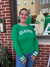 Load image into Gallery viewer, Kelly Green Eagles &#39; GO BIRDS &#39;  Knit Sweater
