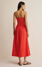 Load image into Gallery viewer, SUNSOUGHT STRAPLESS MIDI DRESS - LYCHEE
