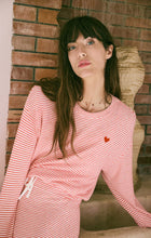Load image into Gallery viewer, Bisous Stripe Long Sleeved Top
